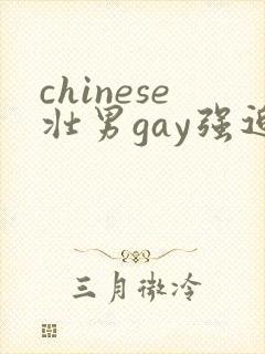 chinese壮男gay强迫野外xx封面