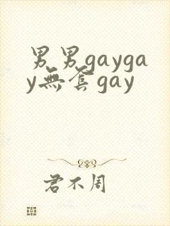 男男gaygay无套gay