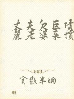 丈夫欠巨债,美丽老婆来偿还