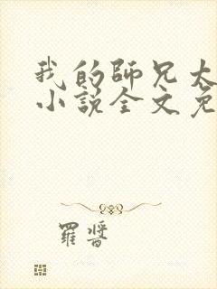 我的师兄太强了小说全文免费阅读