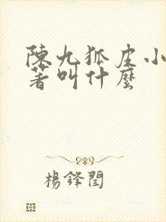 陈九狐皮小说原著叫什么