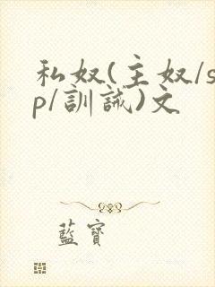 私奴(主奴/sp/训诫)文封面