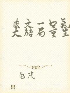 爽文一口气看到大结局重生