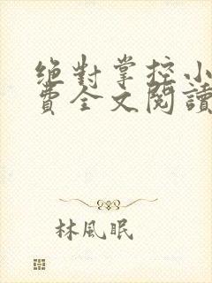 绝对掌控小说免费全文阅读笔趣阁