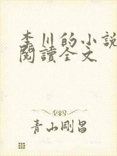 李川的小说免费阅读全文