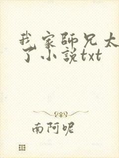 我家师兄太稳健了小说txt