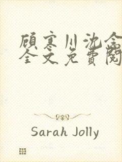 顾寒川沈念小说全文免费阅读