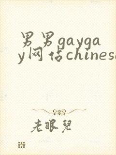 男男gaygay网站chinese