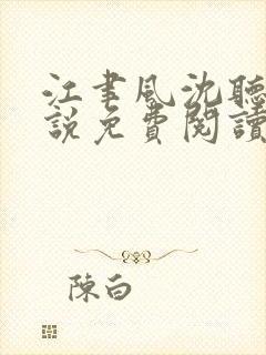 江聿风沈听晚小说免费阅读最新章节封面