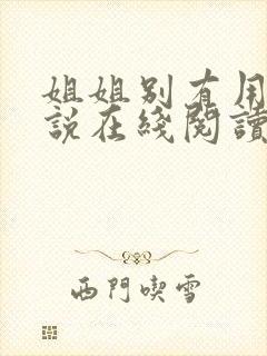 姐姐别有用心小说在线阅读