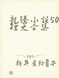 龙腾小说500短文合集