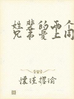 姓裴的两个豪门兄弟爱上同一个女人豪门小说