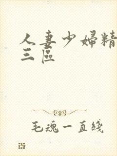 人妻少妇精品二三区