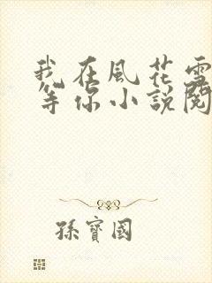 我在风花雪月里等你小说阅读封面