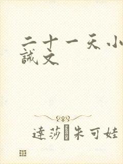 二十一天小说训诫文