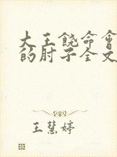 大王饶命会说话的肘子全文下载封面