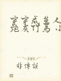 穿穿成万人迷的炮灰竹马 小说