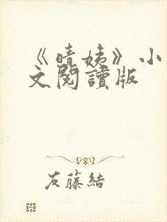 《晴姨》小说全文阅读版封面