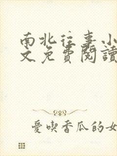 南北往事小说全文免费阅读无弹窗