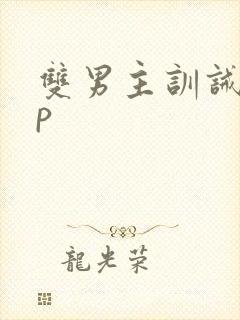 双男主训诫文sp封面