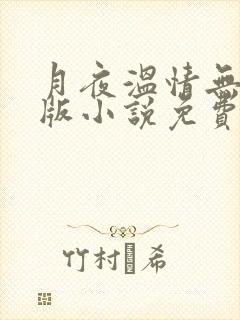 月夜温情无删减版小说免费阅读笔趣