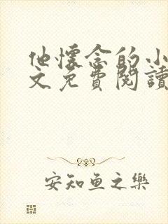 他怀念的小说全文免费阅读