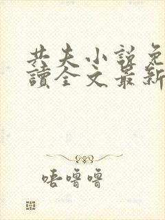 共夫小说免费阅读全文最新章节