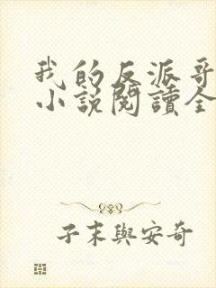 我的反派哥哥们小说阅读全文