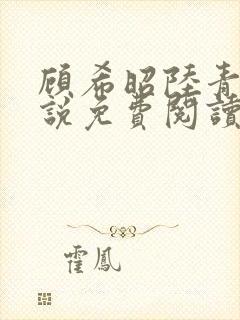 顾希昭陆青川小说免费阅读最新章节