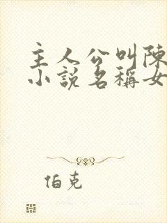 主人公叫陈阳的小说名称女主苏