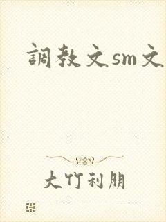 调教文sm文封面