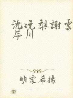 沈晚梨谢云迟闻序川