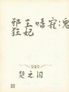 邪王嗜宠:鬼医狂妃