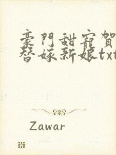 豪门甜宠贺少的替嫁新娘txt下载