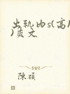 出轨内s(高h)爽文