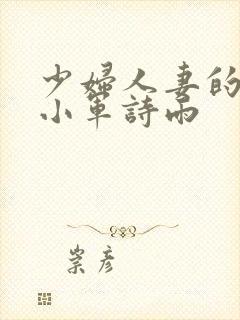 少妇人妻的欲望小军诗雨封面