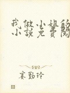 我做小姐的经历小说免费阅读