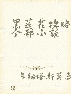 黑莲花攻略手册全部小说