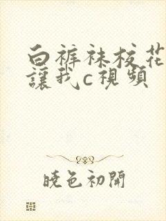 白裤袜校花扒腿让我c视频