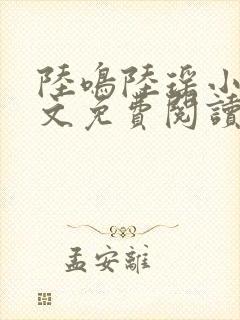 陆鸣陆瑶小说全文免费阅读