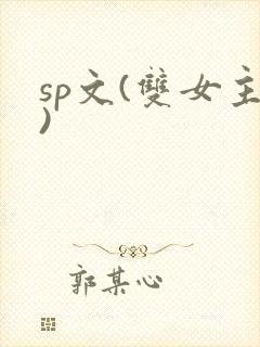sp文(双女主)封面