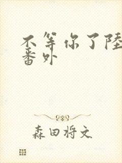 不等你了陆京泽番外