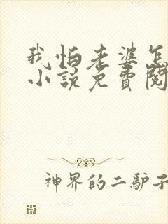 我怕老婆怎么了小说免费阅读封面