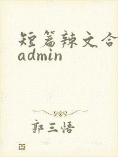 短篇辣文合集 admin封面