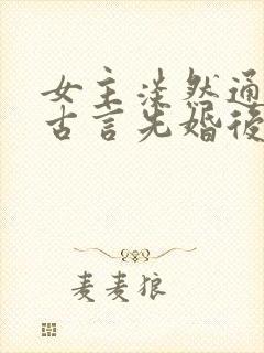 女主淡然通透的古言先婚后爱封面