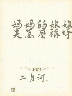 妈妈的姐姐的丈夫怎么称呼封面