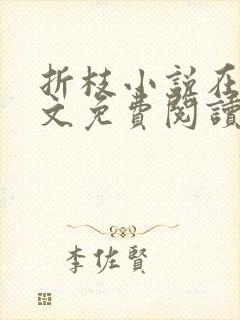 折枝小说在线全文免费阅读无弹窗