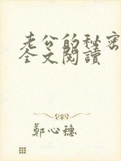 老公的秘密小说全文阅读封面