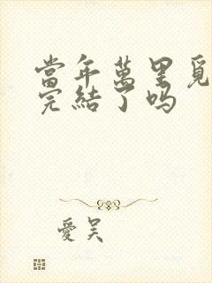 当年万里觅封侯完结了吗