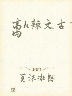 高h辣文古言纯肉封面